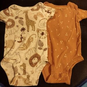 Carter's Print Onesies